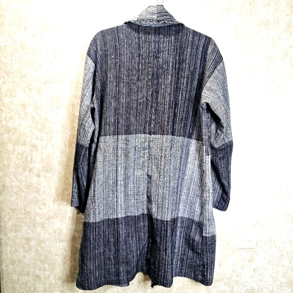 Eileen Fisher Hazy Blocks Organic Cotton Jacket - Picture 8 of 8